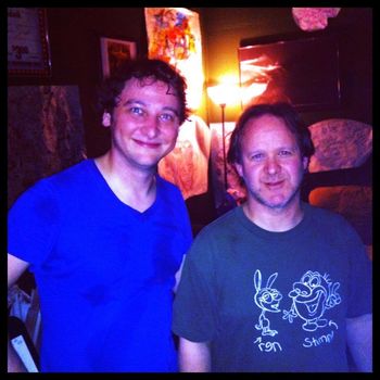 Me and Jon Fishman from Phish
