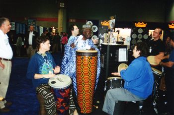 With Babatunde Olatunji
