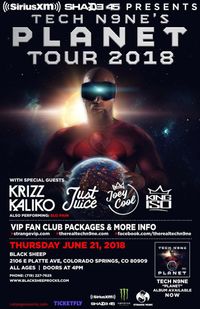 (SOLD OUT) Tech N9ne "PLANET TOUR" w/ LoUd Life Crew *OUTDOOR SHOW*