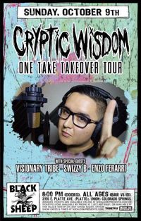 Cryptic Wisdom & SwizZy B LIVE at The Black Sheep 