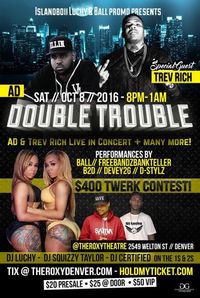 AD & Trev Rich LIVE "Double Trouble w/ D Stylz & SwizZy B 