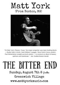 New York Singer Songwriter Series