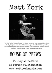 Matt York at House of Brews