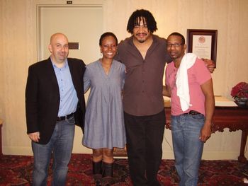 Peter Martin, me, James Genus & Billy Kilson.
