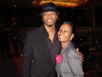 With the great Sherrod Barnes!
