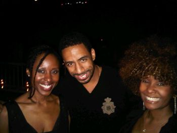 Sara Devine, Ryan Leslie & myself..
