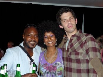 Everton Nelson, myself & Julian Velard.
