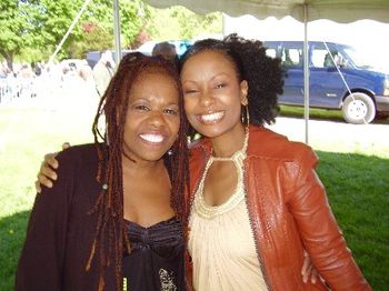 With the beautiful Katherine Russell.
