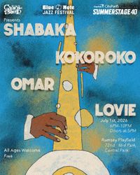 The Blue Note Jazz Festival & Central Park Summer Stage Presents Shabaka Kokoroko &. Special Guest, UK Soul Legend OMAR!
