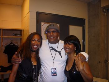 Oneida Rebeccu, Steve Ferrone & myself.
