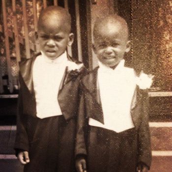 My pops & his little brother, my uncle Sam..

