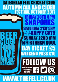 Gateshead Fell Cricket Club  Beer Festival 2017