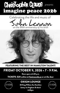 Imagine Peace 2026 - Celebrating the Life and Music of John Lennon