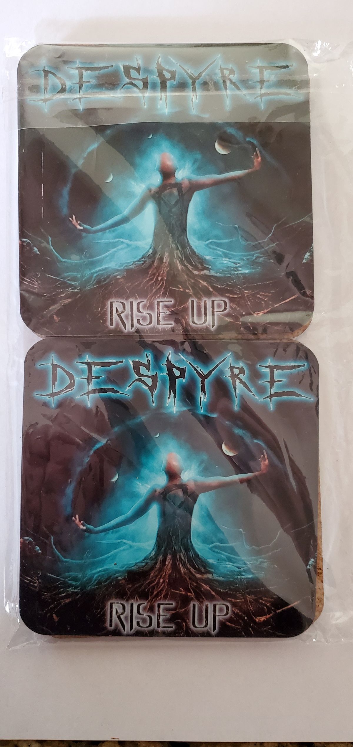 Coasters - Rise Up Logo - set of 4