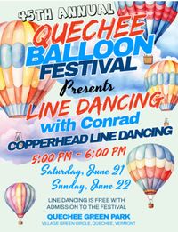 Quechee Balloon Festival - Line Dancing with Conrad