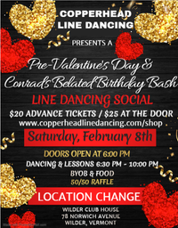 Saturday Night Line Dancing Party & Conrad's Belated Birthday Party