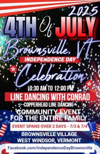 Brownsville, Vermont 4th of July Celebration - Line Dancing with Conrad