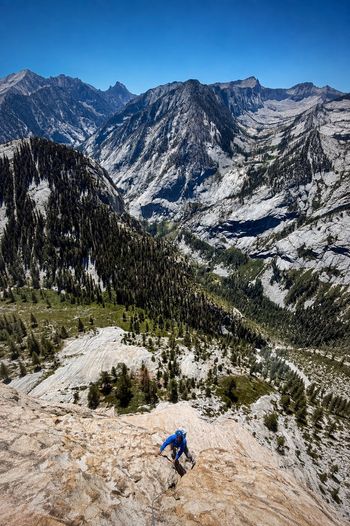 Climbing Charlotte Dome, in the Sierras
