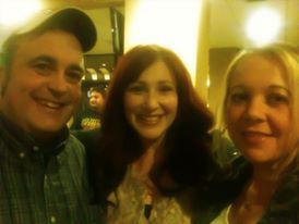 The lovely Mrs. Finchum and I with 80's pop star Tiffany
