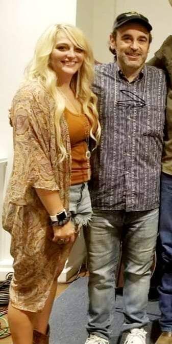 At Sandy Lee Songfest in Kentucky with American Idol runner-up HunterGirl
