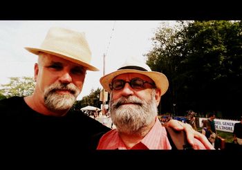 Paul James & Jean Blanchard. July 2015. Photo: Paul James
