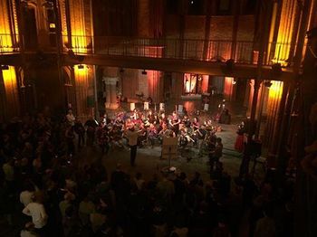 Big band workshop performance, Blowzabella Day, Berlin
