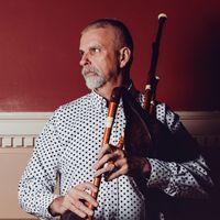 Stage voor traditionele volksmuziek / Gooik, Belgie  -  Paul James - bagpipe workshop (advanced players)