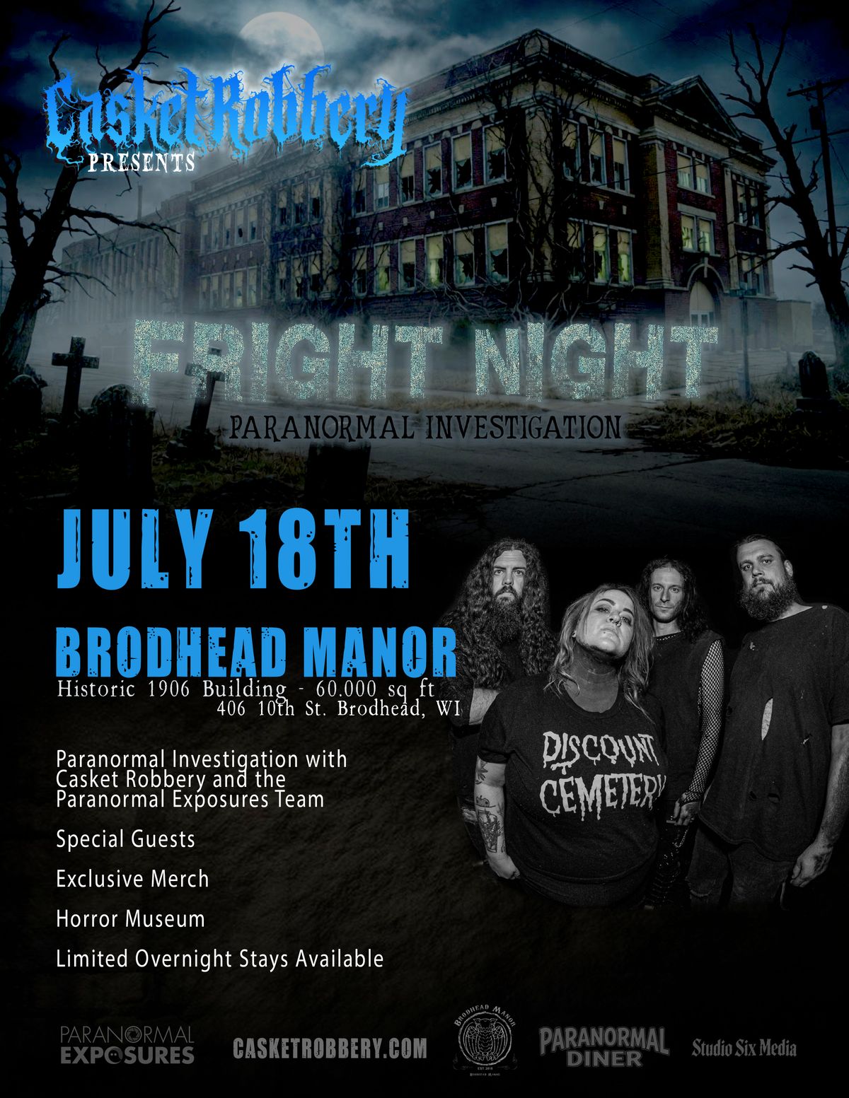 July 18th Paranormal Tickets