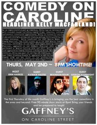 Comedy on Caroline!