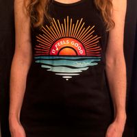 "IT FEELS GOOD" Bella + Canvas Ladies' Tank Top - Black 