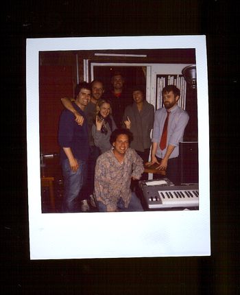 At the scoring sessions for Drew Barrymore's directorial debut, Whip It!
