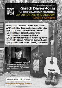 A Troubadour Journey :  Walk with me from The Queens Head, Great Whittington to Heavenfield