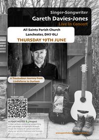 A Troubadour Journey : Lindisfarne to Durham ( with special guests - Sam Slatcher & Bronwen Davies-Jones)