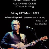 Gareth Davies-Jones: 20 Years In Songwriting **GIG POSTPONED**