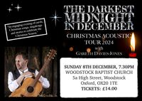 The Darkest Midnight In December : Solo Christmas Acoustic Tour 2024