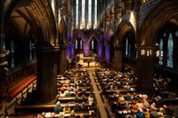 Carols at The Cathedral: GDJ with Yvonne Lyon, David Lyon & Jenna Reid