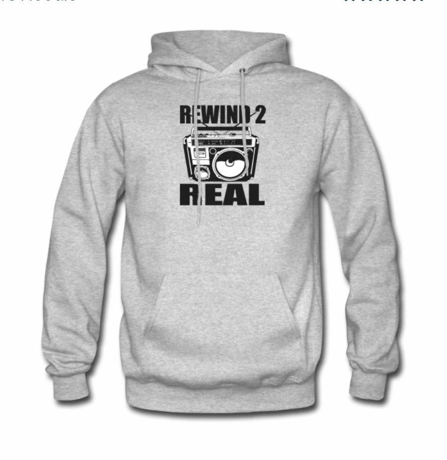 MEN REWIND 2 REAL STEREO HOODIE (4 Colors)