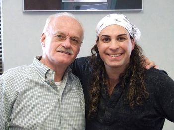 David Ferrari with Rock Star Manager Bill Aucoin.
