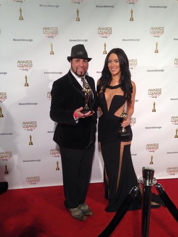 Award winning Show Producer David Ferrari on the red carpet Hollywood, California.
