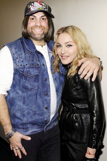 David Ferrari with Madonna.
