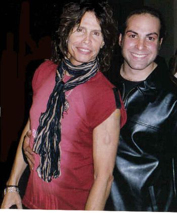 David Ferrari with Steven Tyler.
