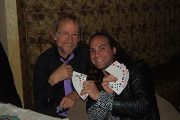 David Ferrari with Rock Star Peter Tork from the band the Monkees.

