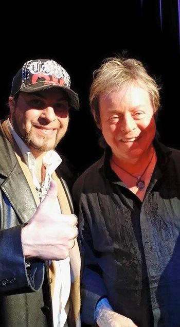 David Ferrari with Rick Springfield.
