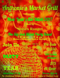 New Year's Eve Bash at Anthonie's Market Grill
