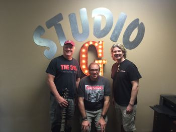 With Peter at Studio G
