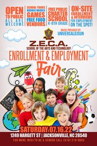 Zeca School of the Arts and Technology enrollment and Job fair