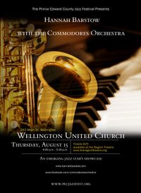 Hannah Barstow with the Commodores Orchestra