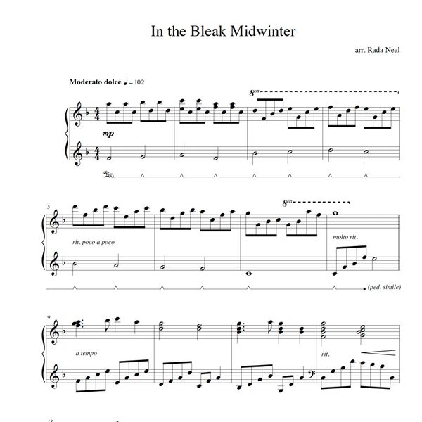 In The Bleak Midwinter
