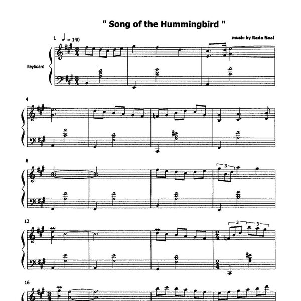 Song of the Hummingbird