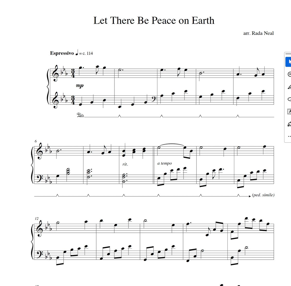Let There Be Peace on Earth